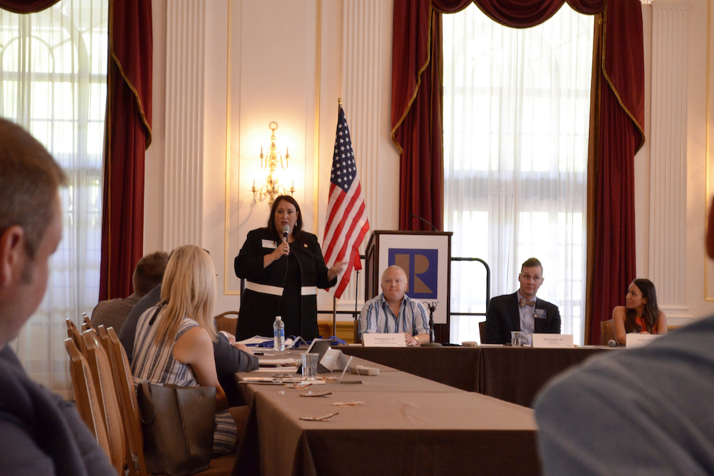 Elizabeth Mendenhall, the 2017 NAR president-elect, addressed the YPN Advisory Board during the REALTORS® Legislative Meetings & Trade Expo, encouraging leadership and involvement.
